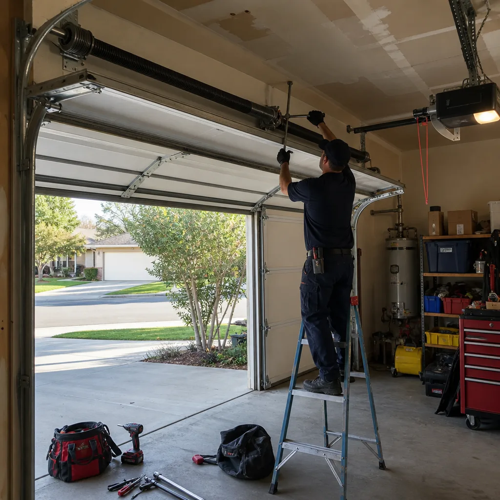 Single Car Door Installation